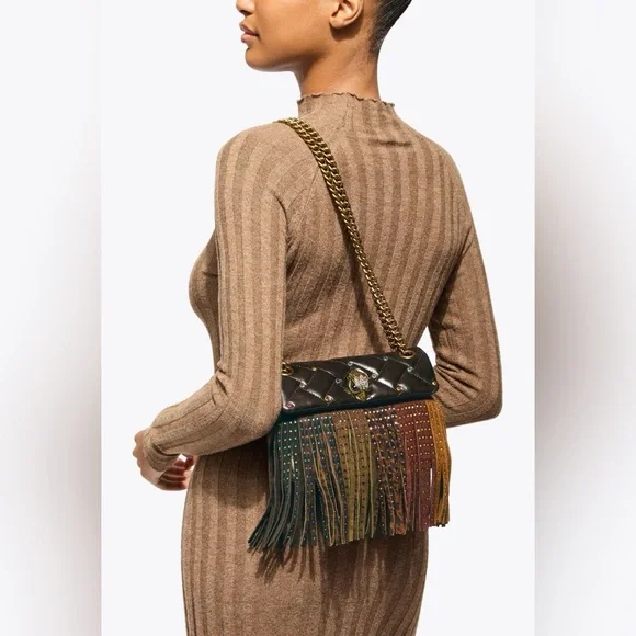 KURT GEIGER Mini Kensington Fringe Bag